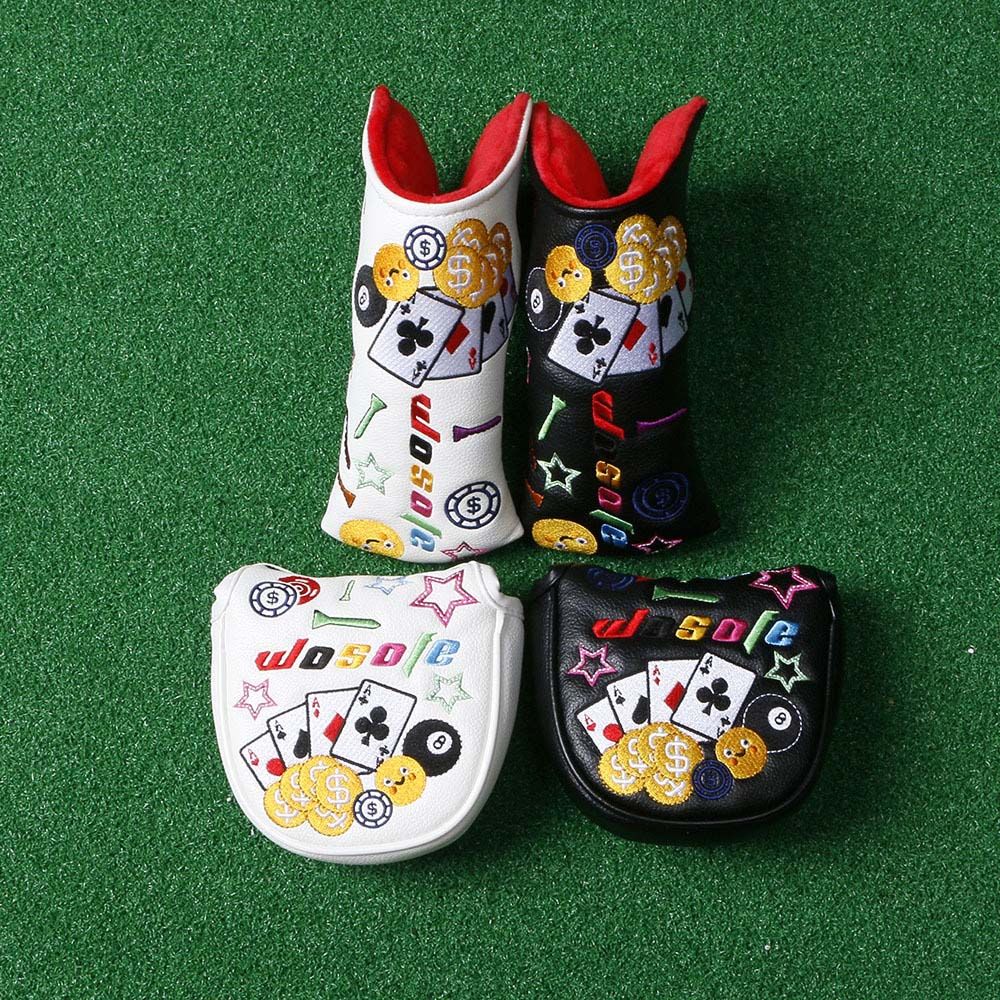 Putter Mallet Blade - Headcover Golf Club Cover Golf Mallet