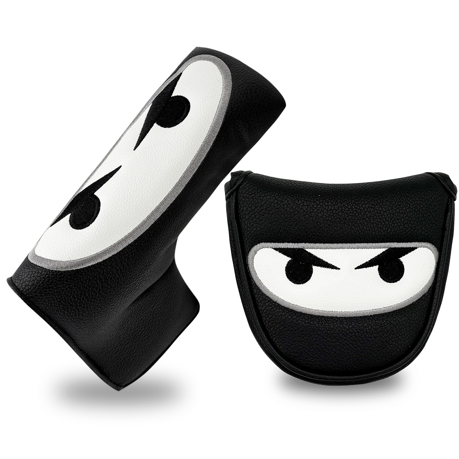 Putter Mallet Blade - Golf Club Headcover Set Black Cover