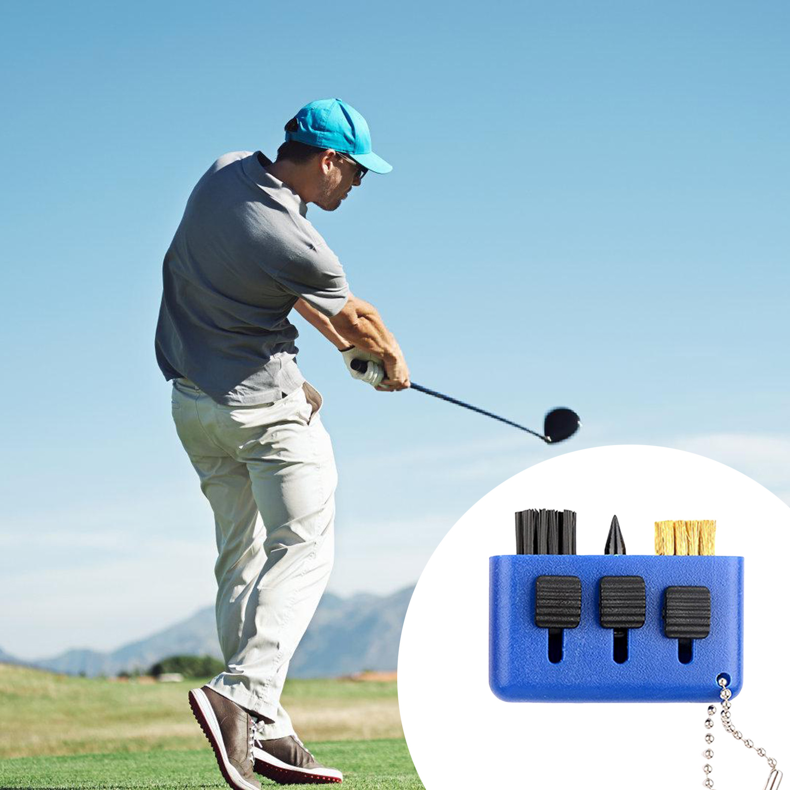 Golf Equipment To Improve Your Game - 3 in 1 Retractable Golf Cleaner