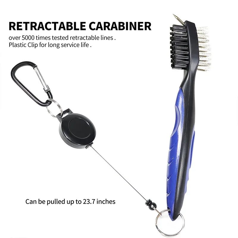 Golf Equipment To Improve Your Game - 1-4Pcs Golf Club Groove Cleaner Retractable