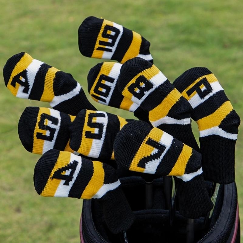   9Pcs Knitted Golf Club Headc - Golf Club Iron Set recension och pris