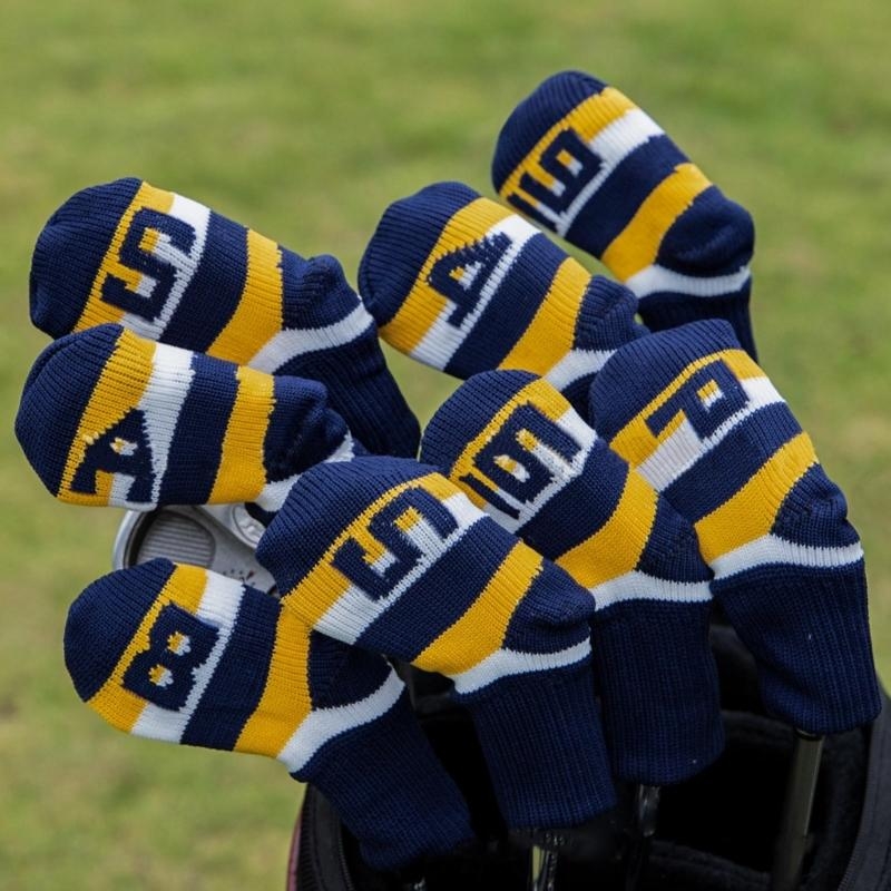   9Pcs Knitted Golf Club Headc - Golf Club Iron Set recension och pris