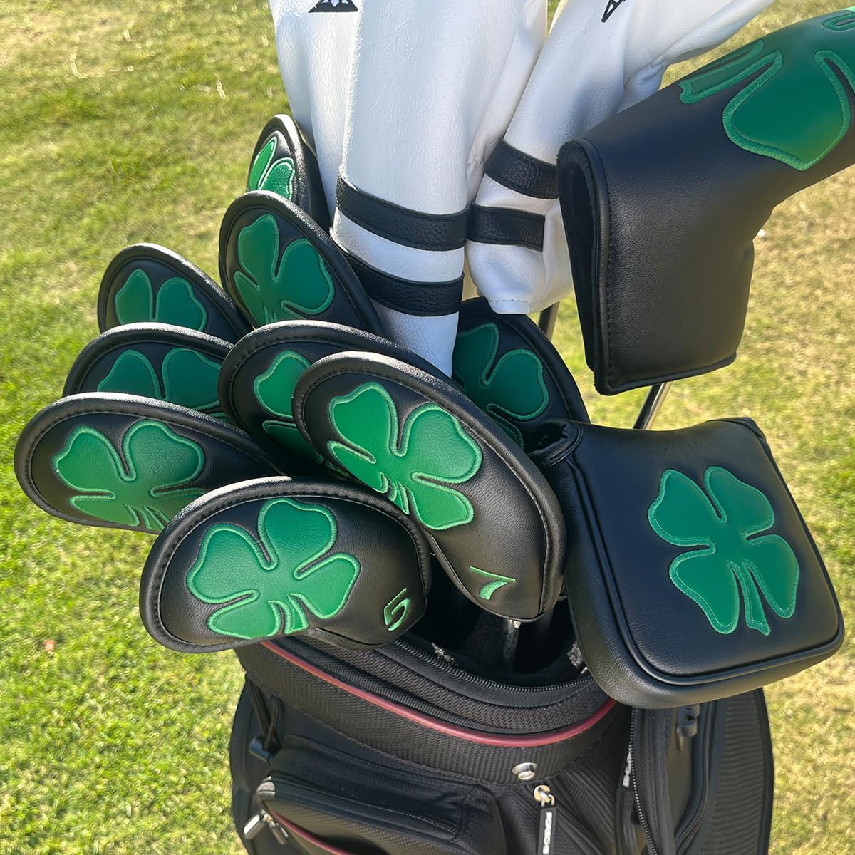 Golf Iron Head Covers Black Lu - Golf Club Iron Set recension och pris