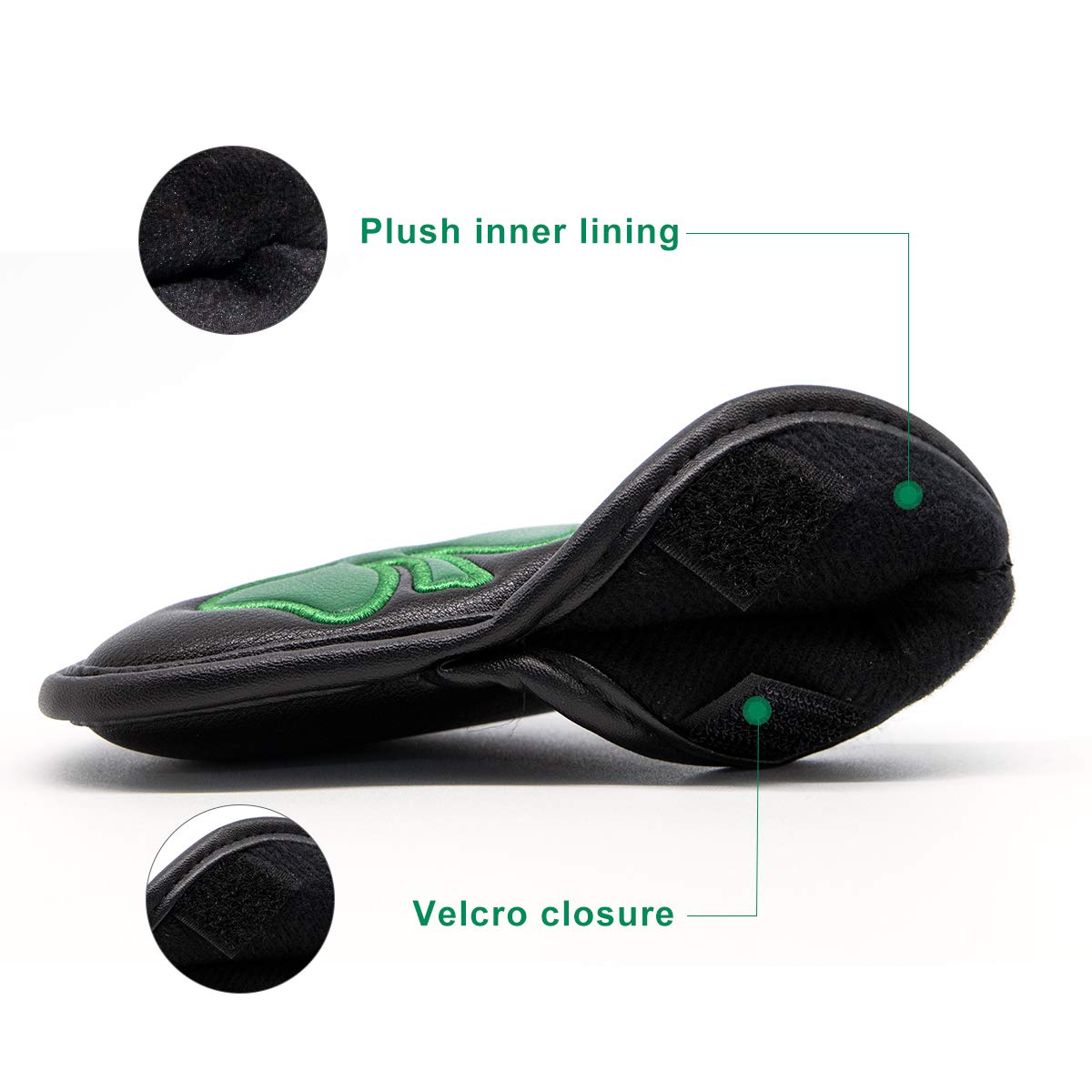 Golf Iron Head Covers Black Lu - Golf Club Iron Set recension och pris