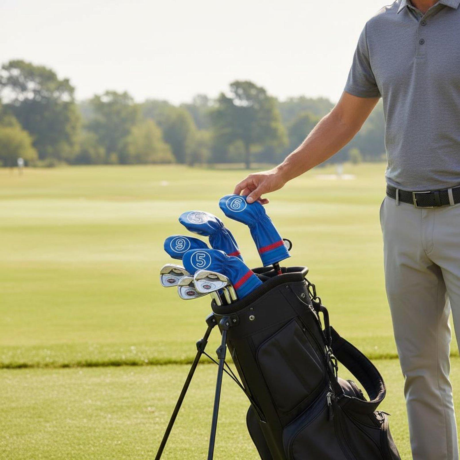 Durable Leather Golf Club Iron - Golf Club Iron Set recension och pris