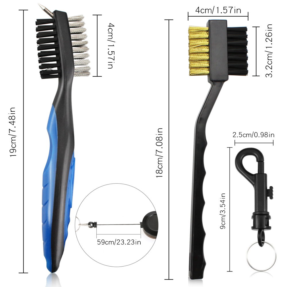 2Pcs/Set Golf Club Brush Golf  - Golf Equipment To Improve Your Game recension och pris