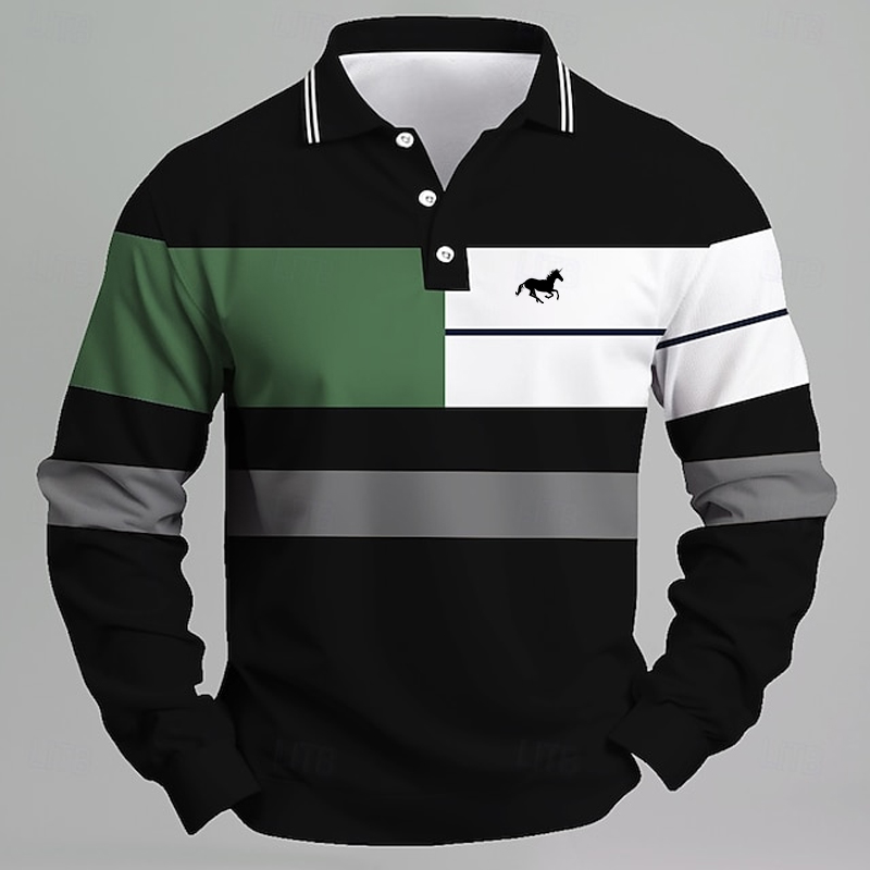 Men's Striped Printed Unicorn  - Golf Equipment Rental recension och pris