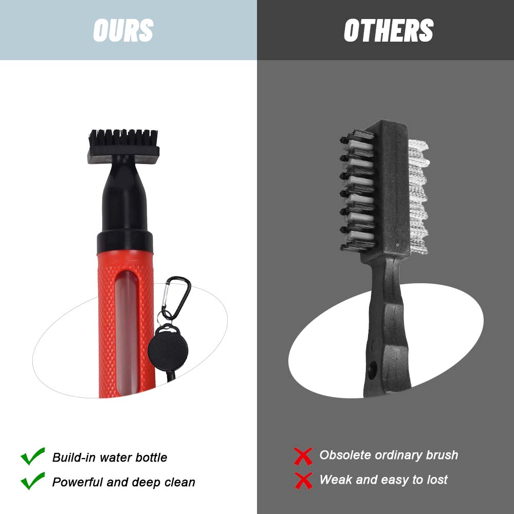 Golf Club Cleaning Brush with  - Golf Equipment To Improve Your Game recension och pris