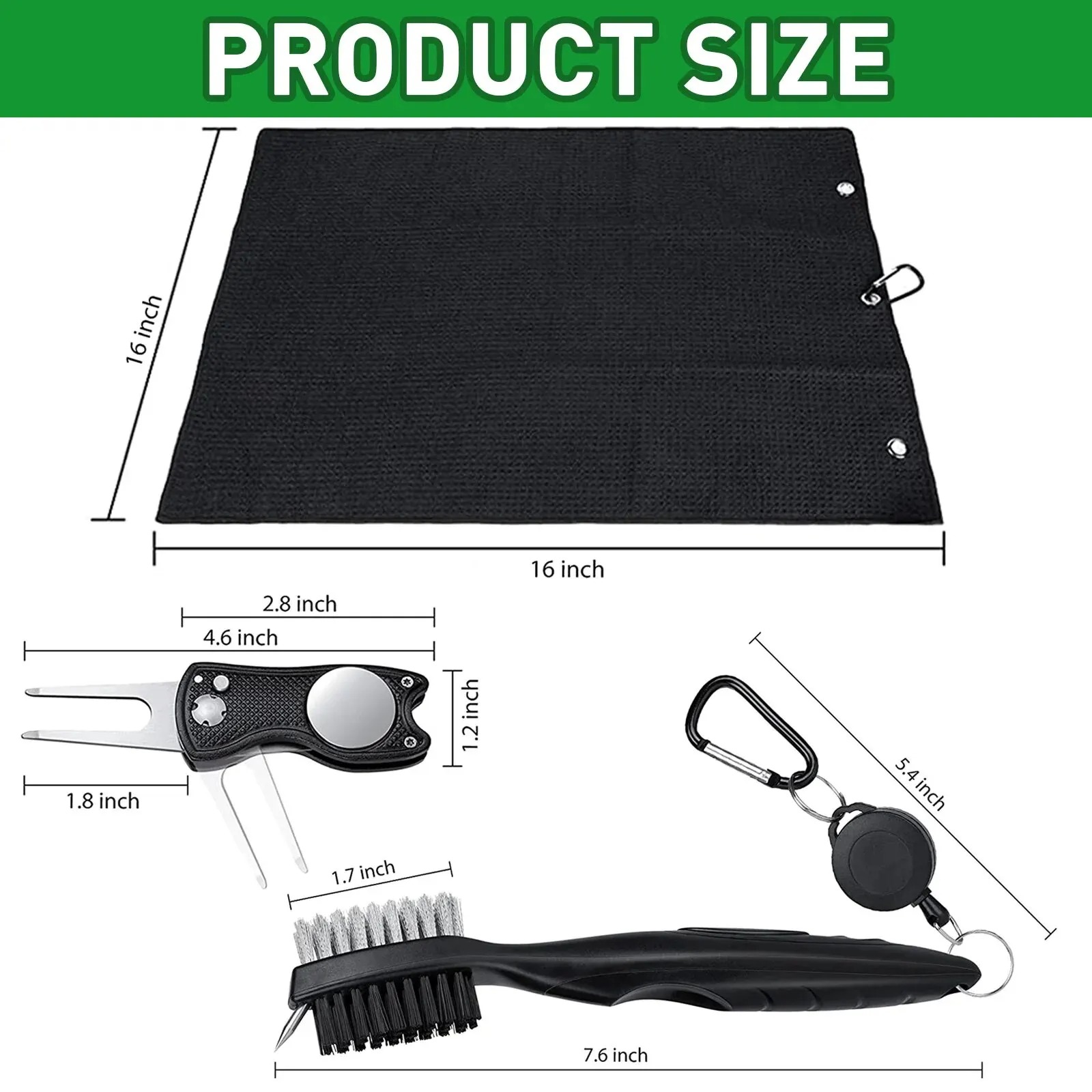Golf Club Brush and Towel Clea - Golf Equipment To Improve Your Game recension och pris